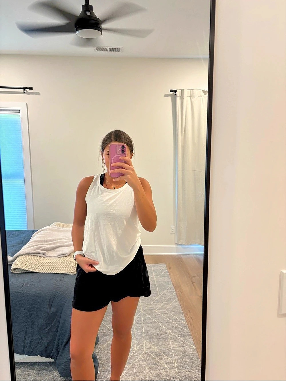 Lululemon White Tank Top Size Small